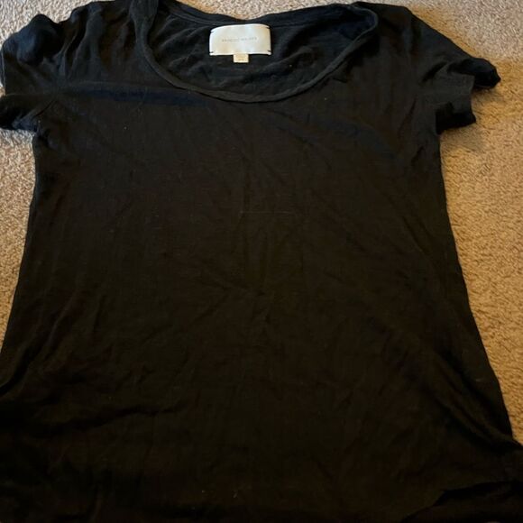 Brochu walker xs black linen top - Picture 4 of 6